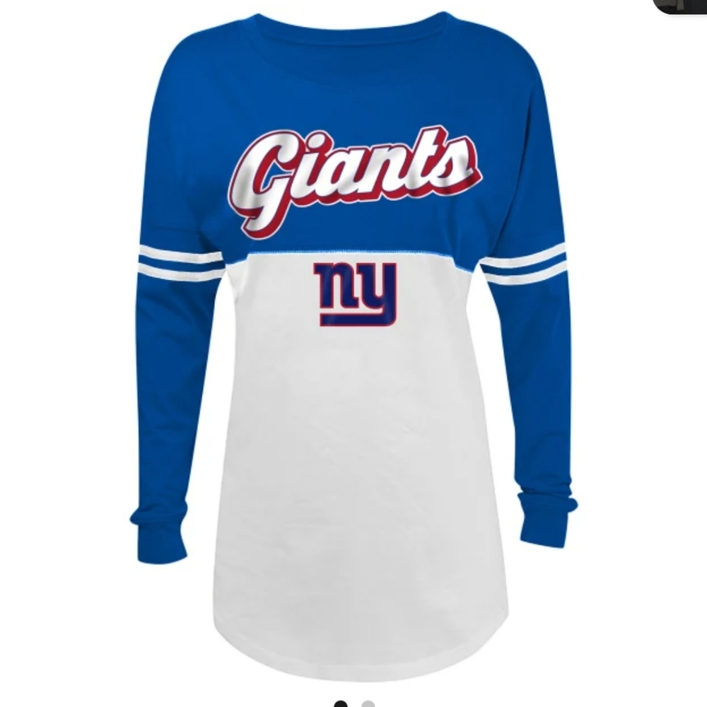 🔥 NWT PERFECT GIFT IDEA 🎄 NEW YORK GIANTS Women's Long-Sleeve